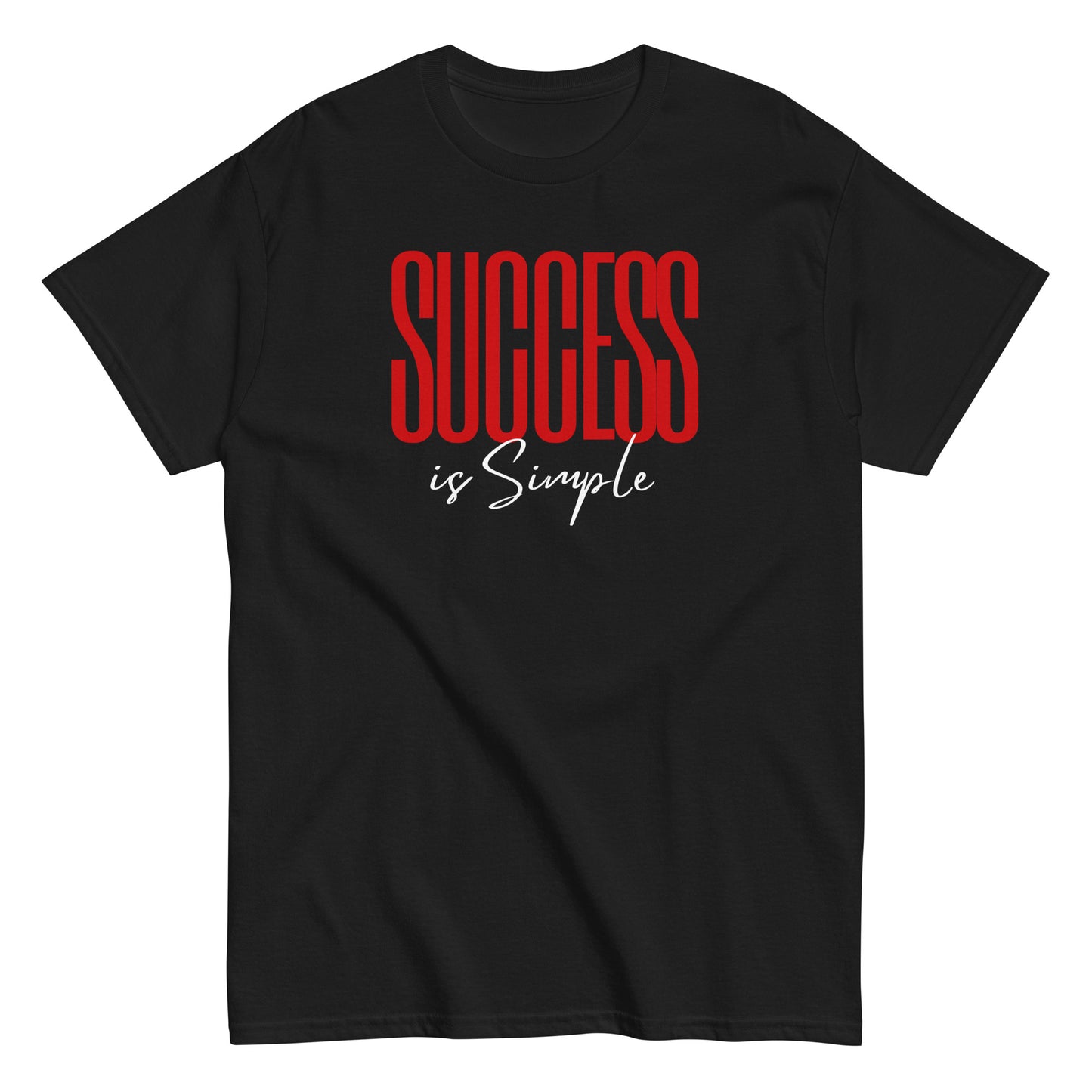 Success Is Simple Black Classic T-Shirt