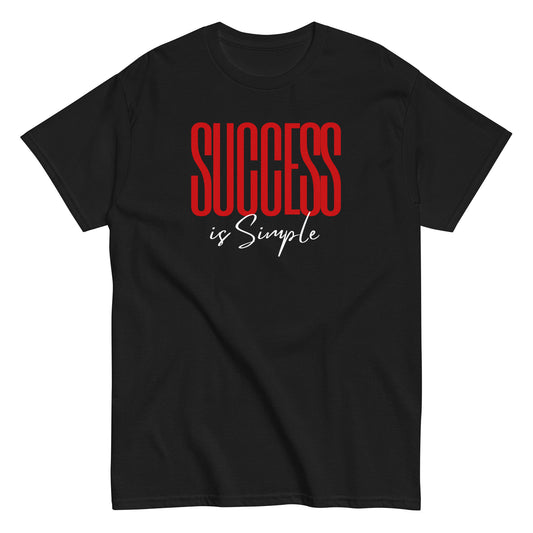 Success Is Simple Black Classic T-Shirt